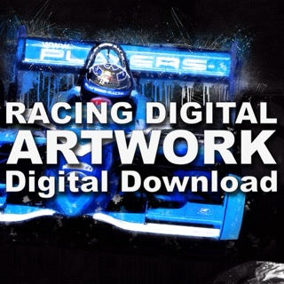 Racing Digital Artwork - Digital Download