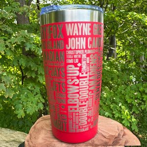 The 'Canada' 20 oz Stainless Steel Tumbler Mug