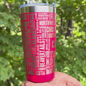 The 'Canada' 20 oz Stainless Steel Tumbler Mug