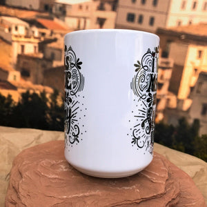 I Was Made For Sunny Days Ceramic Mug. Front