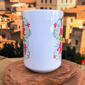 I Was Made For Sunny Days Color Version Ceramic Mug. Front